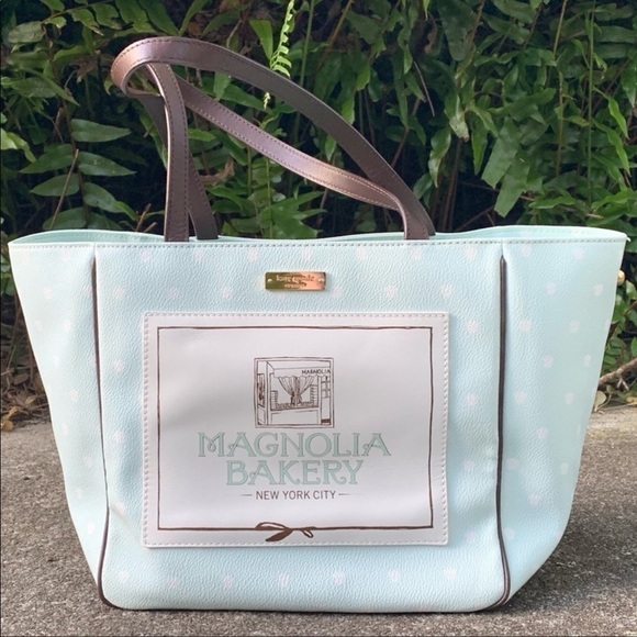 Kate Spade Magnolia Bakery Polka Dot Tote Bag - Picture 5 of 9